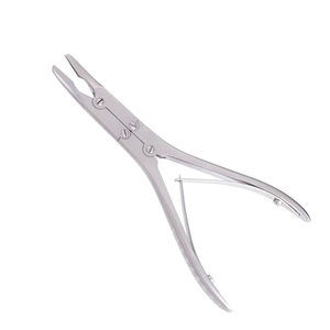 Instrumento médico alemán de acero inoxidable Beyer Stille Bone Rongeur acabado en arena alta calidad Beyer Bone Rongeur curvo 180mm - Product Image 1