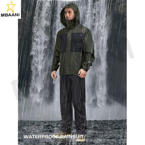 ชุดกันฝนสำหรับตกปลาสำหรับผู้ชาย (เสื้อแจ็คเก็ตกันฝนและกางเกงขายาว) - Product Image 2