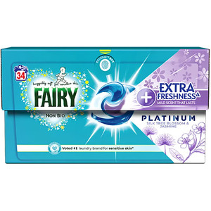 Cápsulas Fairy Non Bio Platinum con Frescura Extra - Product Image 1