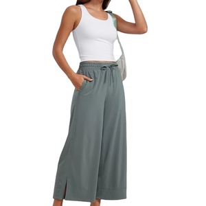 Women's Pants & <b>Trousers</b> High Quality Wholesale Flared <b>Trousers</b> Custom All Colours Logo Cotton/Fleece Pants for Women - Product Image 3