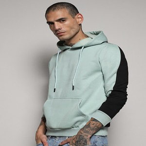 OEM Ensemble pull à capuche à manches longues pour hommes 50% coton 50% polyester Sweat-shirts à capuche imprimés d'hiver de grande taille avec échantillon gratuit - Product Image 2