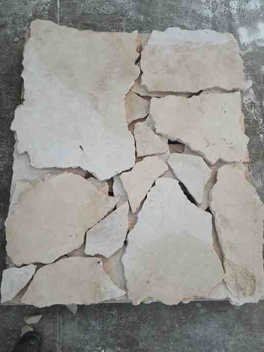 2025 Crazy Paving Stone in 2cm Thickness Natural Travertine Irregular Pavers From Turkey Factory for Your Construction Projects