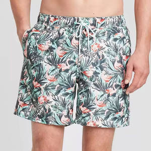 Oversized <b>Black</b> High Quality Cotton Beach <b>Shorts</b> <b>Men</b> Custom Logo Printed Solid Stretch Swim Trunks XS Size Pattern Sublimation - Product Image 2