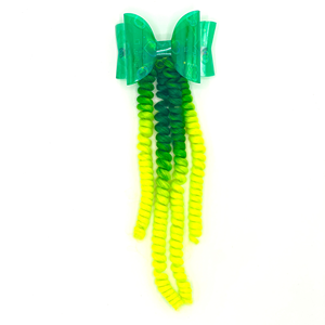 Clip per capelli Coily con motivo a cuore riflettente Firefly, trendy, effetto ombré, in materiale sintetico per extension. - Product Image 1