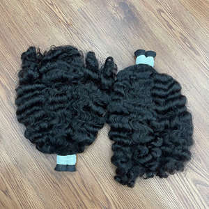 Extensions de cheveux humains tissés, mèches de cheveux bruts, boucles fines, vapeur premium 2026, extrémités épaisses - Product Image 5