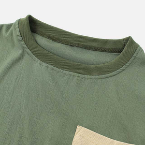 Haute qualité personnalisé hommes décontracté t-shirt ensemble court 2025 coton/matériau respirant avec poche prix raisonnable Logo personnalisé OEM - Product Image 3