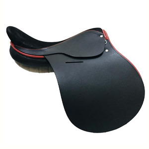 Selle de polo en cuir véritable la plus vendue, design personnalisé, impression de logo, doublure polaire, durable, haute qualité, élégante et confortable pour cheval - Product Image 1