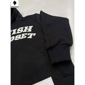 เสื้อฮู้ดผ้าฟลีซปักโลโก้ได้ตามต้องการของผู้ชายเสื้อสเวตเชิ้ตลำลองฤดูหนาวแบบลำลองเทคนิคการพิมพ์ลายนูนบนหน้าจอแบบ3D เทคนิคซักได้ - Product Image 5