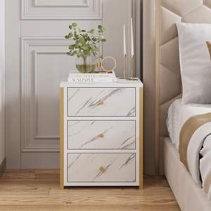 Mesa auxiliar de madera con cajones para espacios reducidos, mesa auxiliar de madera decorativa para decoración del hogar, mesa auxiliar de madera ligera - Product Image 5