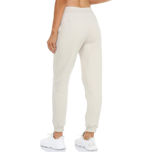 Venta al por mayor de ropa deportiva personalizada para mujer Casual Fitness Joggers con parte delantera plana Pantalones de mujer con cordón OEM - Product Image 6