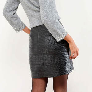 Falda de Cuero Genuino para Mujer de la Mejor Calidad, Material Duradero, Prendas Modernas, Falda Informal, Suave y Cómoda - Product Image 4