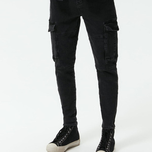 กางเกงคาร์โก้พร้อมกระเป๋ากางเกงผ้าคอตตอนเนื้อนุ่มระบายอากาศใส่สบายปรับเอวได้หลายกระเป๋ามีปุ่มปิดที่ทนทาน - Product Image 2