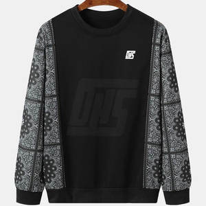 เสื้อสเวตเชิ้ตผู้ชายผ้าฝ้ายผสมเสื้อสเวตเชิ้ตผู้ชายสไตล์ไม่เหมือนใคร2025 - Product Image 1