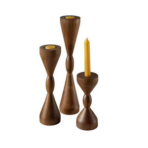 Marvelous Look Wholesale <b>Wooden</b> Candle <b>Holder</b> for Home and Hotel Decorations Pure Wood Taper Pillars Candle <b>Holder</b> Stand - Product Image 1