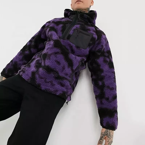 Sudadera Sherpa, Nuevo Modelo, Sudadera Sherpa para Hombre con Detalle de Bolsillo Delantero y Mangas con Detalles - Product Image 4