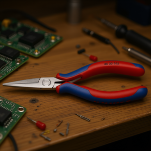 สำหรับคีมอิเล็กทรอนิกส์ของ Knipex ด้ามจับขัดเงาแบบกระจกพร้อมด้ามจับแบบหลายส่วนประกอบ - Product Image 3