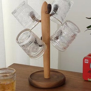 Traditional Wooden Rack Handmade Multifunction <b>Wine</b> Glass Holder for Home Restaurant Hotel Decor Wedding Party - Product Image 4