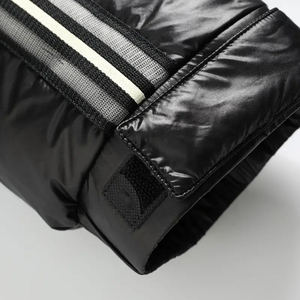 แจ็กเก็ตทรงปลาปักเป้าสำหรับผู้ชายเสื้อกันลมคอตั้งลายภูเขาขนาดเล็กมีกระเป๋าสำหรับฤดูหนาวสำหรับทุกเพศ - Product Image 5