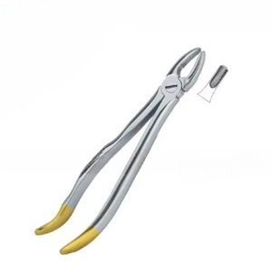 คีมถอนฟัน Fig.1พร้อมทองสแตนเลสสตีลเครื่องมือทันตกรรม - Product Image 6