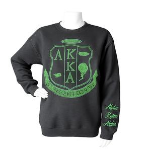 Sudadera de Cuello Redondo con Logotipo Personalizado Estampado en Relieve, Estilo Universitario, Informal, para Hermandades y Fraternidades, 100% Algodón Felpa - Product Image 2