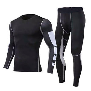 New Style Men Compression <b>Set</b> <b>Cheap</b> Price breathable Quick Dry comfortable <b>Gym</b> Wear workout sportswear Yoga <b>Set</b> in low rate - Product Image 3