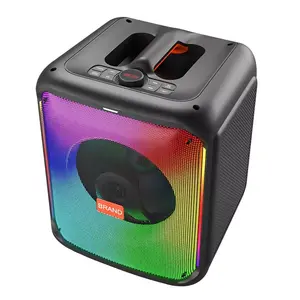 T 8 Zoll Außenbereich wasserdicht kabellos Lautsprecher Subwoofer hochwertige bluetooth Party Lautsprecher mit Led-Licht Lautsprecher