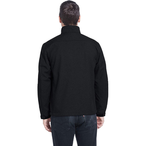 Veste décontractée chaude pour homme, en tissu souple tissé, à col montant, avec logo sur le devant, coupe-vent, imperméable, respirante, pour l'extérieur - Product Image 2