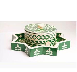 Brûleur d'encens Bakhoor en incrustation d'os de meilleure qualité Brûleur spécial Ramadan en bois d'agar Support Mubkhar Mubkhar Mabkhara Bakhoor - Product Image 5