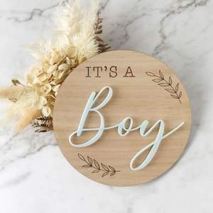 Plaque de naissance personnalisée en bois pour bébé, puzzle |   Artisanat de bonne qualité fait à la main |   Fabrication en gros |   Meilleure offre d'usine - Product Image 1