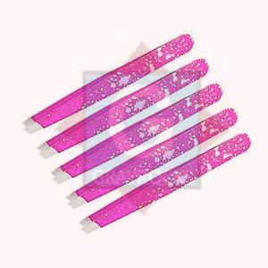 Pince à épiler les sourcils greffés en acier inoxydable de conception personnalisée de haute qualité - Product Image 3