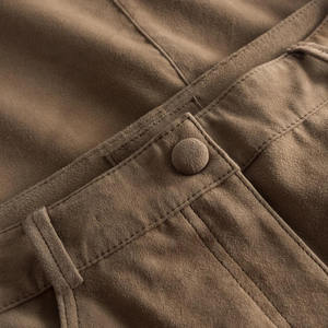 Jupe pour femme en cuir de vachette véritable, respirante, de qualité supérieure, personnalisable, vente chaude - Product Image 5