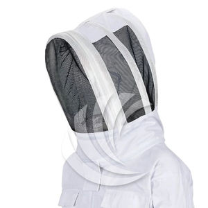 Veste d'apiculteur de haute qualité en tissu de coton respirant avec manches et voile – Idéale pour les apiculteurs - Product Image 2