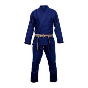 Kimono blanco ligero de Jiu Jitsu brasileño para hombres, uniformes de competición de artes marciales de algodón de verano BJJ Gi personalizados - Product Image 3