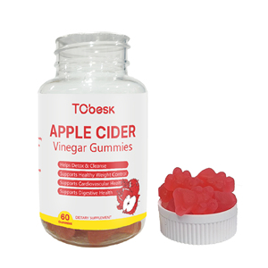 TCbesk Vinaigre de cidre de pomme Gummies Complément alimentaire sans sucre pour adultes Contrôle du poids - Product Image 1