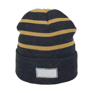 Bonnet thermique unisexe double couche en gros, doublure en polaire, ourlet élastique, nœuds, argyle, camouflage, imperméable, bonnet d'hiver - Product Image 1