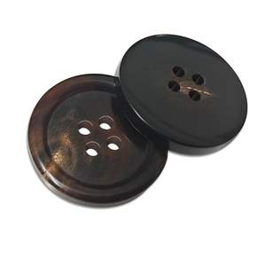 Natural Buffalo Horn Handcrafted Garment <b>Buttons</b> with Polished Finish Eco-Friendly Elegant Vintage Style - Product Image 4