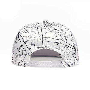 Gorra Snapback ajustada de 5 paneles Vintage de moda Estilo de ala plana con bordado de letras para Hip-hop Street Logotipo personalizado - Product Image 3