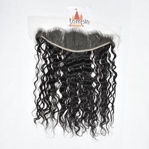 Extensiones de Cabello Humano Natural sin Procesar de la India, Color Negro Natural, Ondulado Profundo para Mujeres, 13x4 Frontal - Product Image 5