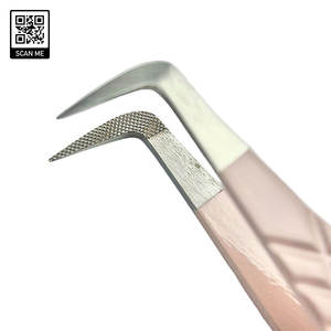 Pince à épiler professionnelle en acier inoxydable Bluemed pour cils, haute précision, volume personnalisé, vente en gros - Product Image 3