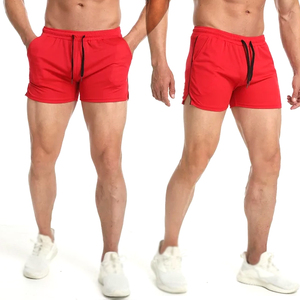 In Red Color Workout Slim Fit Gym Training Wear Stylish <b>Shorts</b> New Arrival Gym <b>Shorts</b> <b>Men's</b> Breathable Sports <b>Shorts</b> - Product Image 5