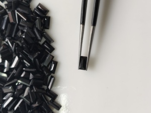 Espinela Negra Natural, Corte Baguette de 6x3 mm, Piedra Preciosa Suelta de la Mejor Calidad para la Fabricación de Joyas - Product Image 3