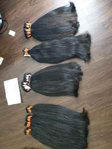 Cheveux indiens bruts non traités: cheveux de qualité supérieure pour la décoloration, échantillon gratuit, prix de gros, expédition dans le monde entier - Product Image 3