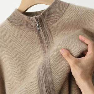 ชุดสเวตเตอร์ผ้าฝ้ายคุณภาพเยี่ยมของผู้ชายชุด2ชิ้นโอเวอร์ไซส์ระบายอากาศได้ดีเหมาะสำหรับฤดูหนาว - Product Image 1