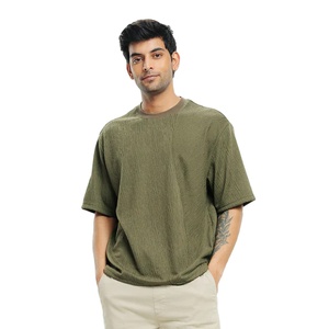 Nueva Colección de Verano: Camisetas para Hombre 100% Algodón Jersey, Personalizadas, con Hombros Caídos, Lisas, Oversize - Product Image 1