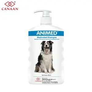 宠物美容卫生产品动画药物洗发水，为您的宠物狗提供健康的皮毛和最佳治疗