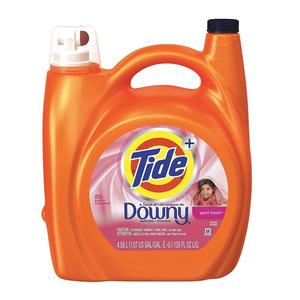 Tide ultra concentré avec détergent à lessive liquide Downy HE, avril frais, 110 charges, 150 floz - Product Image 4