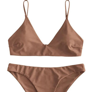 2026 prix de gros taille haute pleine longueur derniers pantalons maillots de bain soutien-gorge fournisseurs Sexy femmes maillot de bain filles Polyester/Nylon - Product Image 2