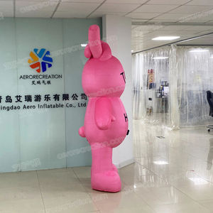 Trang phục đi bộ bơm hơi tương tác thiết kế khí động học cao 2m, trang phục mascot động vật hoạt hình bơm hơi tùy chỉnh - Product Image 2