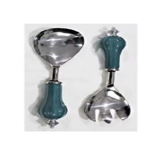 Precio de fábrica Utensilios de cocina Skimmer de acero inoxidable Cucharón Turner Juego de servir ensalada - Product Image 1