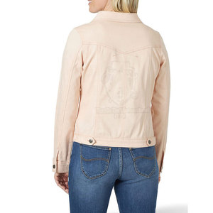 Chaqueta Vaquera de Mujer de Último Diseño con Logotipo Personalizado, Servicio OEM, Nueva Tendencia en Ropa de Exterior, Chaquetas Vaqueras de Mujer en Venta - Product Image 2